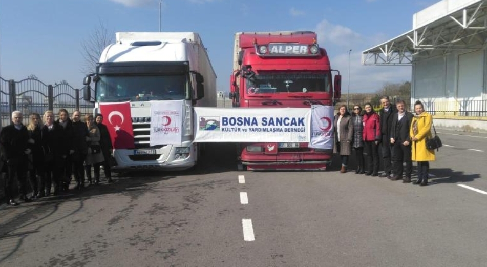 Šleperi sa donacijom vrijednom 100.000 evra, iz Istanbula krenuli za Tutin