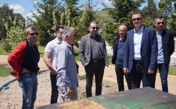 Ministar Ljajić obišao radove na Rekreacionom centru Obilizak radova