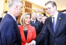 Pogledajte susret Vučića i Tačija