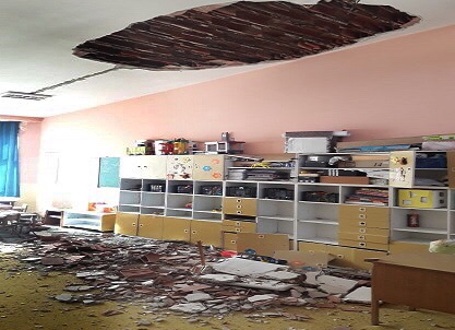 Strašno!!! Obrušio se plafon u novopazarskom vrtiću “Naše dete”