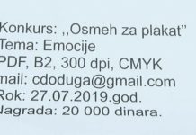 “Osmeh za plakat”