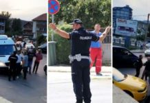 Tutin / Policajac vozilom umalo udario pješakinju, pa se tukao sa kolegama i nasrtao na okupljene građane
