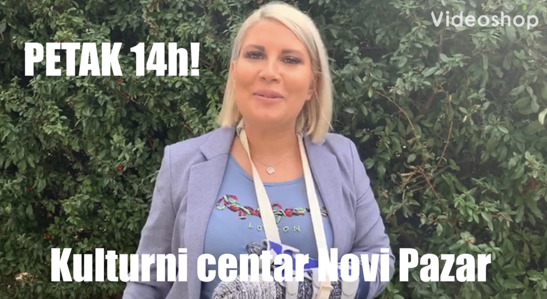 PETAK 14h // Dea Đurđević poziva Pazarce na tribinu o bezbednosti u saobraćaju