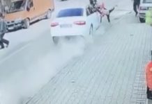 Novi Pazar : Udario ženu automobilom, pa pobegao / VIDEO