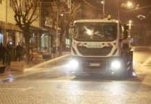 Na zadatku: Pranje ulica u policijskom času