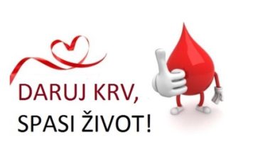 Sutra, uz mere zaštite akcija dobrovoljnog davanja krvi