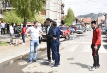 GRADONAČELNIK BIŠEVAC STIGAO NA LICE MESTA! Biševac sa saradnicima obišao mesto požara!