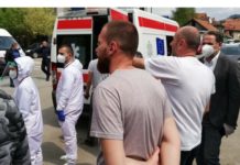 Ministar Ljajić i gradonačelnik Biševac obišli Simpovu zgradu u kojoj je izbio požar