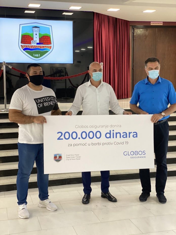 -podrska-globos-osiguranja-novom-pazaru-u-borbi-protiv-covida