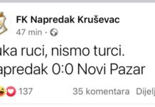 FK Novi Pazar: FSS da spreči nacionalističko vređanje našeg kluba fk-novi-pazar:-fss-da-spreci-nacionalisticko-vredjanje-naseg-kluba