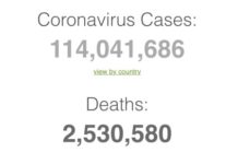Broj zaraženih korona virusom u svetu preašio 114 miliona broj-zarazenih-korona-virusom-u-svetu-preasio-114-miliona