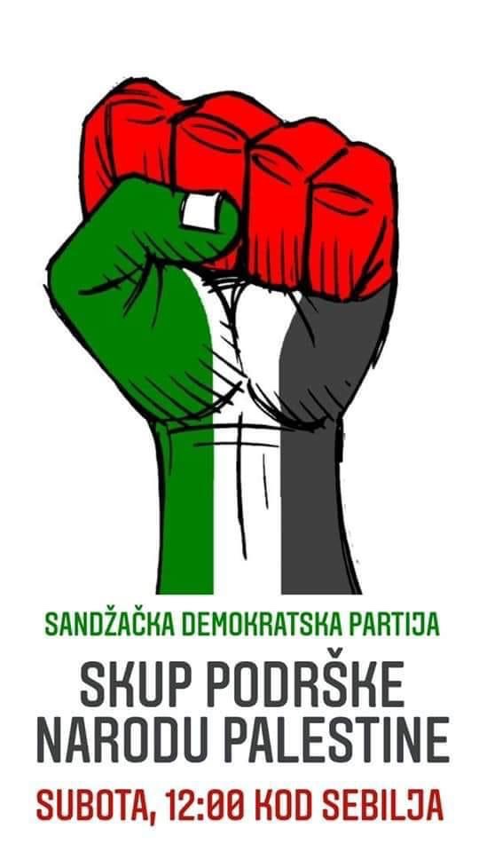 sdp-organizuje-skup-podrske-narodu-palestine-u-novom-pazaru