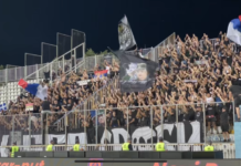 Analiza: KAKO SU TRANSPARENT I ZASTAVE SA LIKOM RATKA MLADIĆA UNIJETE NA STADION U NOVOM PAZARU? grobari-skandirali-ratku-mladicu-u-novom-pazaru-(video)