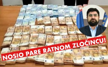 EKSKLUZIVNO! Fehratoviću u automobilu pronadjeno 2.1 milion evra? NOSIO PARE RATNOM ZLOČINCU?