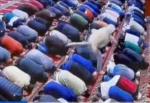 UZNEMIRUJUĆE: Muškarac nožem izbo imama na sedždi (VIDEO) uznemirujuce:-muskarac-nozem-izbo-imama-na-sedzdi-(video)