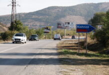 Grafit UČK kod Gračanice, prefarban naziv sela Kišnica na srpskom grafit-uck-kod-gracanice,-prefarban-naziv-sela-kisnica-na-srpskom