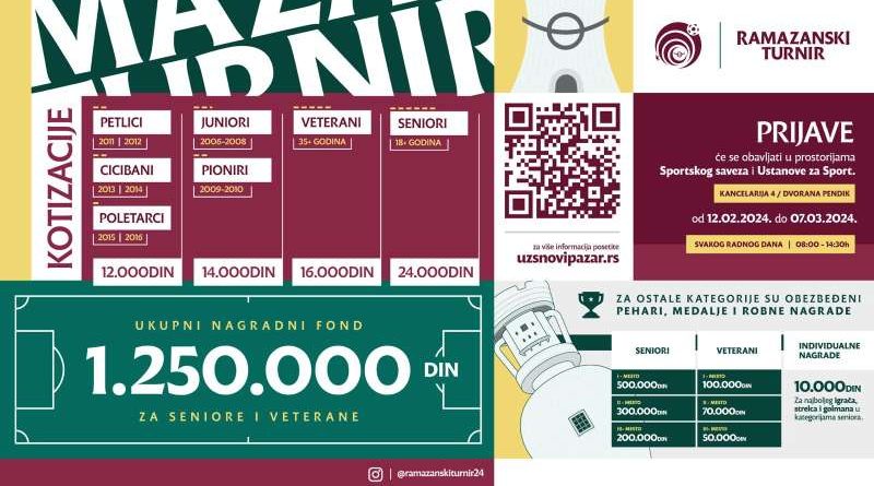 30-ramazanski-turnir-od-11-marta,-nagradni-fond-1250.000-dinara