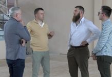 Memić i Ljajić obišli završne radove na uređenju škole “Desanka Maksimović” || Bezbedniji trotoari i moderna sportska dvorana za učenike