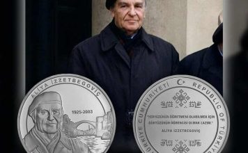 🇹🇷 Turska izdala srebrnu kovanicu u čast Alije Izetbegovića