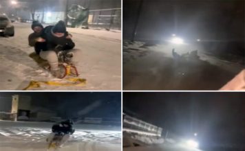 UZNEMIRUJUĆI VIDEO! Auto vukao djevojčice na sankama, pa ih pregazio drugi automobil uznemirujuci-video!-auto-vukao-djevojcice-na-sankama,-pa-ih-pregazio-drugi-automobil