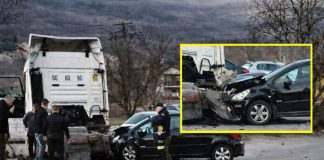 Stravičan sudar u Sandžaku: Automobil podletio pod kamion stravican-sudar-u-sandzaku:-automobil-podletio-pod-kamion