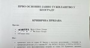 Afera konkurs u Novom Pazaru: sporni zapisnici i milioni stigli do Tužilaštva Ilustracija: Tužilaštvo i dokumentacija konkursa u Novom Pazaru