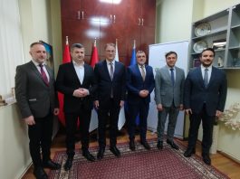 Ambasador Turske Ilhan Saygılı tokom posete Bošnjačkom nacionalnom vijeću