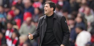 Andoni Iraola napušta Bornmut na kraju sezone Andoni Iraola tokom utakmice Bornmuta