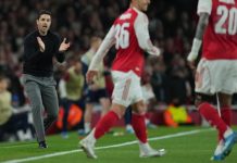 Arteta: Drugo uzastopno polufinale Lige šampiona je posebna stvar Mikel Arteta posle plasmana Arsenala u polufinale Lige šampiona