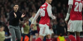 Arteta: Drugo uzastopno polufinale Lige šampiona je posebna stvar Mikel Arteta posle plasmana Arsenala u polufinale Lige šampiona