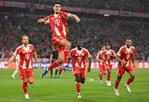 Bajern izbacio Real, Arsenal u polufinalu Lige šampiona Fudbaleri Bajerna slave plasman u polufinale Lige šampiona protiv Reala