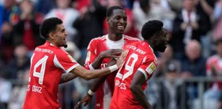 Bajern osvojio 35. titulu Bundeslige posle trijumfa nad Štutgartom Fudbaleri Bajerna slave titulu Bundeslige nakon pobede nad Štutgartom