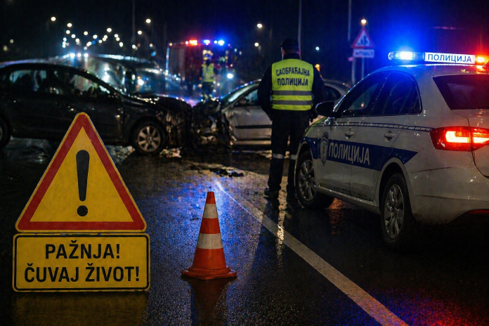 Policijska kontrola na putu tokom vikenda