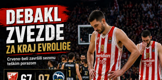 Debakl Zvezde u završnici Evrolige: Klajburn i Panter prelomili plej-ina Košarkaši Crvene zvezde u duelu protiv Barselone u plej-inu Evrolige