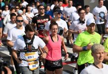 Eden Alemu Dadi pobedila na 39. Beogradskom maratonu Etiopljanka Eden Alemu Dadi na cilju Beogradskog maratona