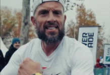 Feković dominirao Sarajevskim polumaratonom Enes Feković na Sarajevskom polumaratonu nakon cilja