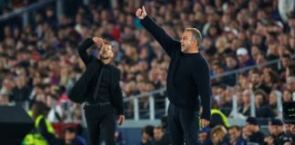 Hansi Flik posle meča Barselona protiv Atletiko Madrida u četvrtfinalu Lige šampiona