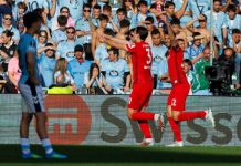 Frajburg izborio polufinale Lige Evropa Fudbaleri Frajburga slave plasman u polufinale Lige Evropa nakon pobede nad Seltom