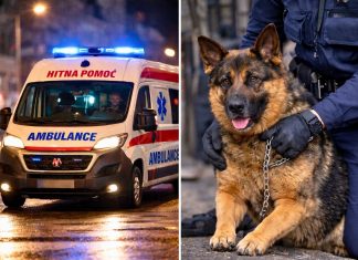 HOROR U SOPOTU: Pas napao devojčicu (5), uhapšen vlasnik Ilustracija: policija i hitna pomoć nakon napada psa u Sopotu