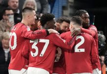 Junajted slavio u Londonu: bolji od Čelsija 1:0 Fudbaleri Mančester junajteda slave pobedu nad Čelsijem 1:0