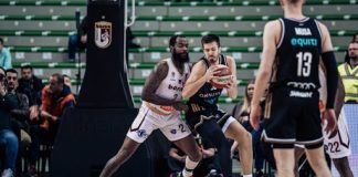 Košarkaši Dubaija savladali Bosnu i obezbedili prvo mesto pred plej-of ABA lige Košarkaši Dubaija slave pobedu nad Bosnom u Sarajevu