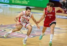 Košarkaši FMP-a poraženi od Beča u plej-autu ABA lige Košarkaši FMP-a u meču protiv Beča u Železniku