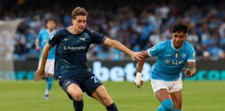 Lacio savladao Napoli na gostovanju u Seriji A Fudbaleri Lacija slave pobedu protiv Napolija u Seriji A