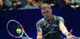 Međedović izborio osminu finala u Barseloni Hamad Međedović tokom meča na ATP turniru u Barseloni