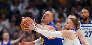 Minesota izjednačila protiv Denvera, dabl-dabl Jokića nije pomogao Nikola Jokić tokom NBA plej-ofa protiv Minesote