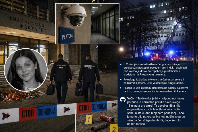 Zgrada Filozofskog fakulteta u Beogradu, istraga nakon incidenta sa pirotehničkim sredstvima