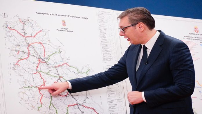 Predsednik Srbije Aleksandar Vučić najavio nastavak auto-putnih radova ka Novom Pazaru