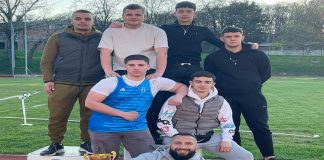 Novopazarski atletičari sa osvojenim medaljama na Kupu Srbije u bacanjima