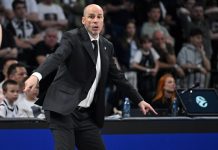 Penjaroja: Ponosan sam kako smo završili Evroligu protiv Baskonije Trener Partizana Đoan Penjaroja nakon pobede nad Baskonijom u Evroligi