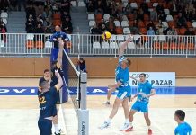 Plej-aut za Superligu: Jedinstvo dobilo Novi Pazar 3:1 Odbojkaši Jedinstva slave pobedu nad Novim Pazarom u plej-autu